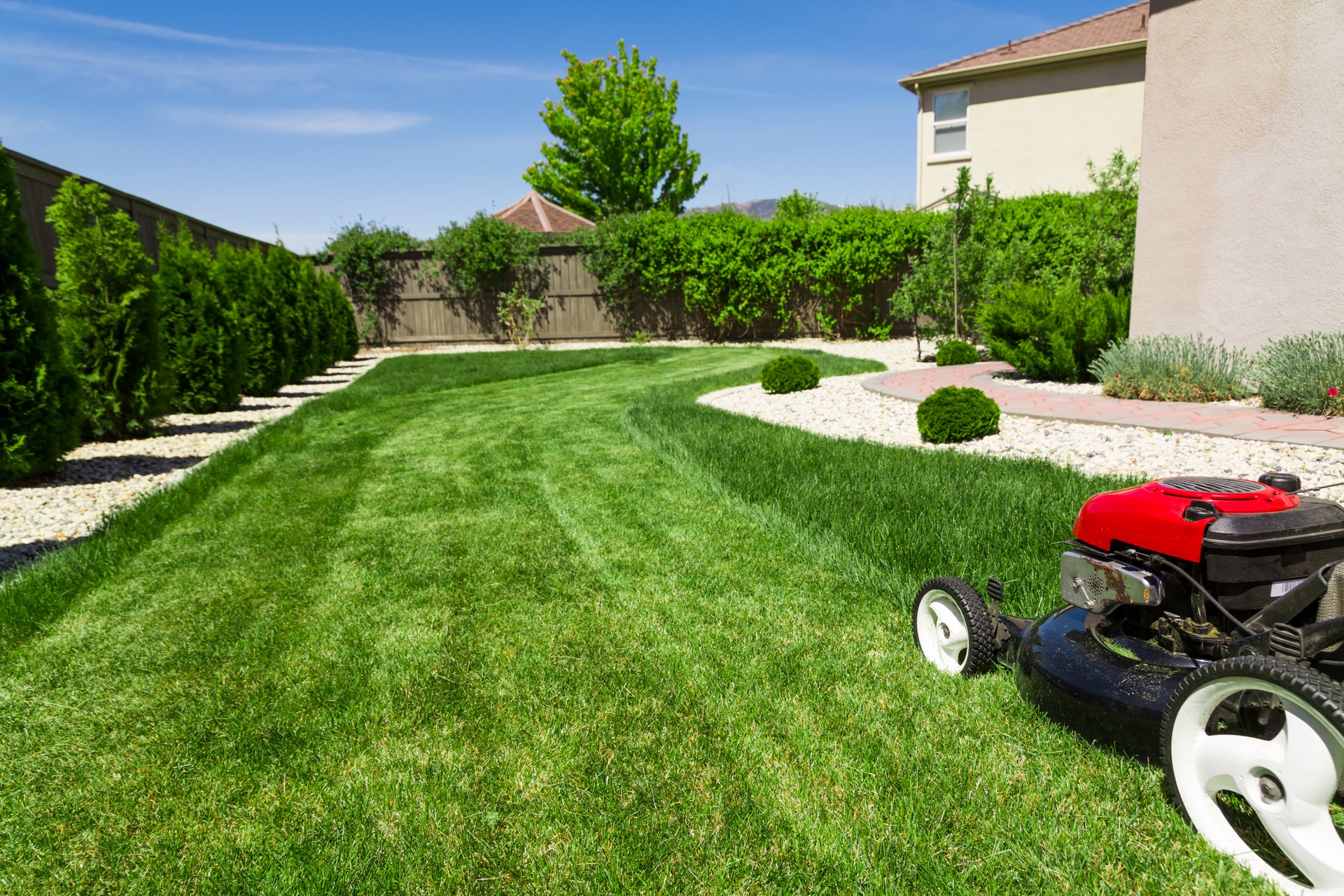 Lawn care, roof replacements, 