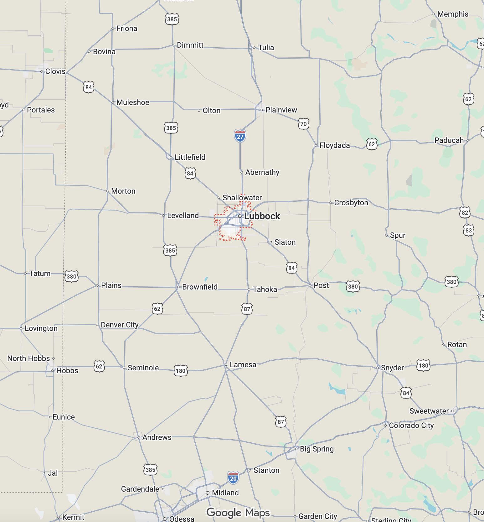 Service Area Map