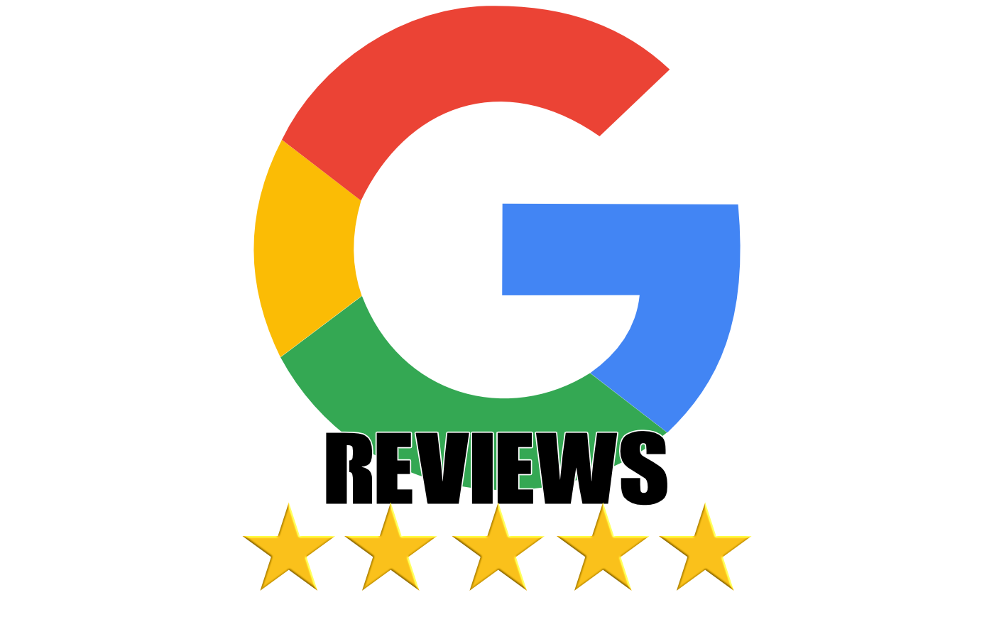 google reviews with stars