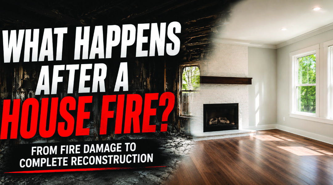 What Happens After a House Fire? From Fire Damage to Complete Reconstruction