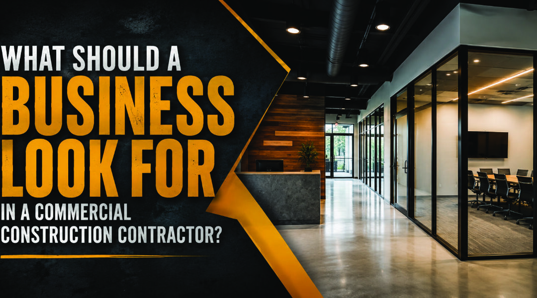 What Should a Business Look for in a Commercial Construction Contractor?